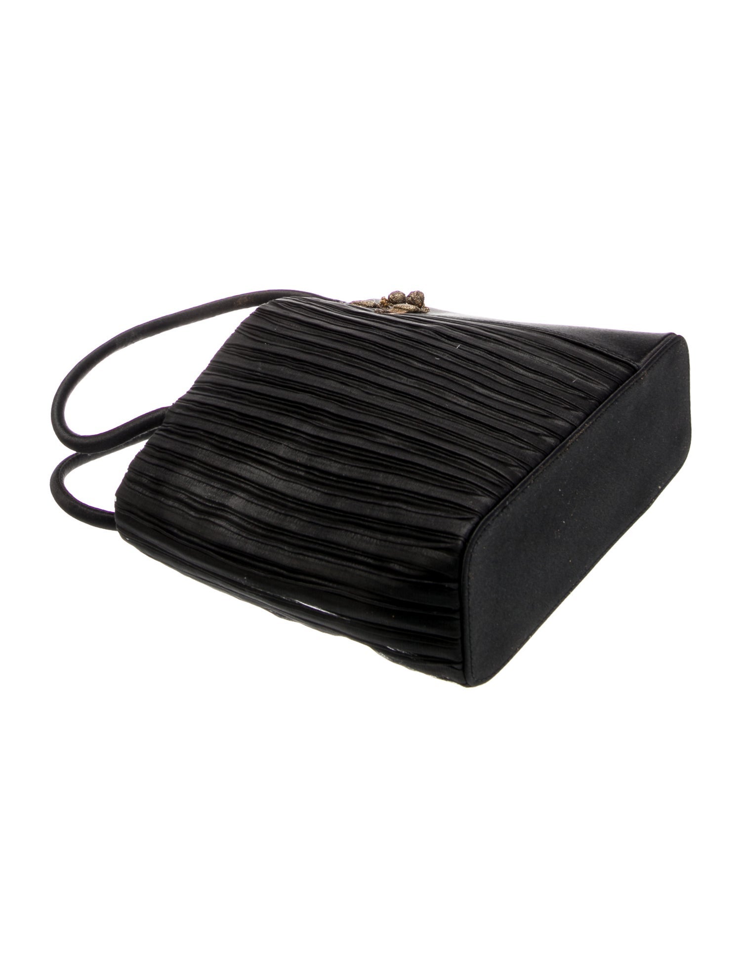 Christian Dior Satin Top Handle Bag